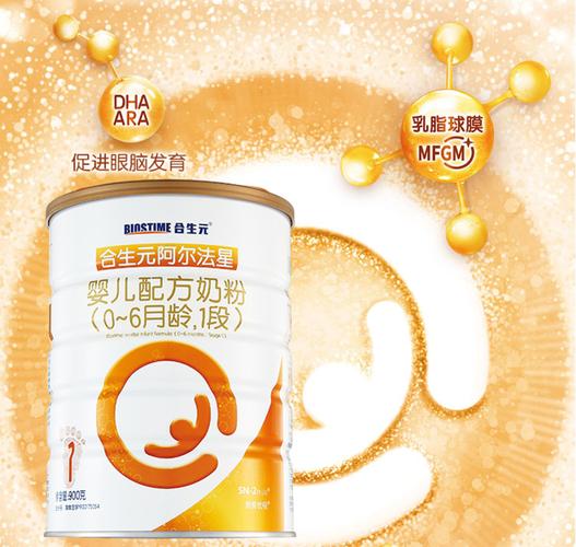 合生元呵护婴儿配方奶粉1段800g